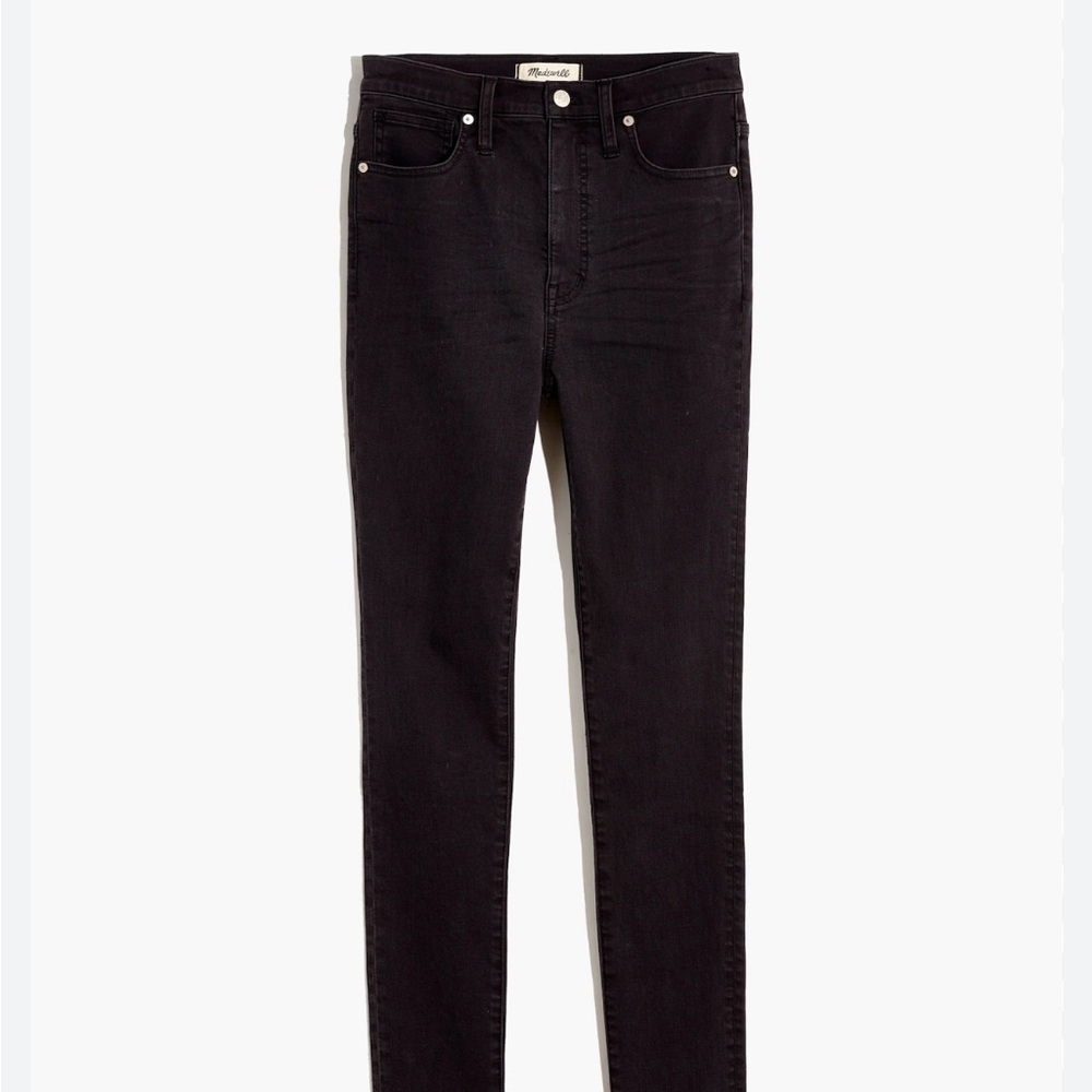 Madewell 11" High-Rise Skinny Jeans in Lunar Wash